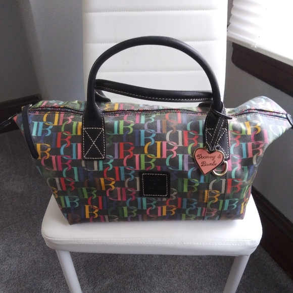 Dooney & Bourke Handbags - Dooney and Bourke Signature Duffle Shoulder Bag